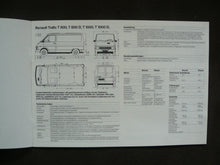 Lade das Bild in den Galerie-Viewer, Renault Trafic &amp; Renault Master - Prospekt Brochure 1980
