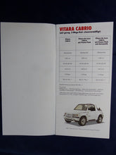 Lade das Bild in den Galerie-Viewer, Suzuki Preisliste Vitara SJ Samurai Swift Carry - Prospekt Brochure 01.1994
