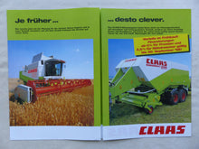 Lade das Bild in den Galerie-Viewer, Claas Frühkauf '99 - Mähdrescher &amp; Pressen - Prospekt Brochure 1999
