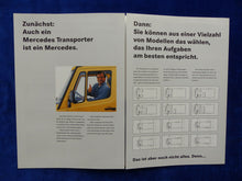 Lade das Bild in den Galerie-Viewer, Mercedes-Benz Transporter Kastenwagen Mehrwert - Prospekt Brochure 01.1994
