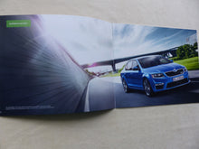 Lade das Bild in den Galerie-Viewer, Skoda Octavia RS Limousine Combi MJ 2016 - Prospekt Preisliste Brochure 05.2015
