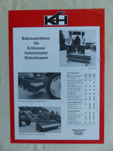 Lade das Bild in den Galerie-Viewer, KH Kehrmaschinen KM 1500 2250 - Prospekt Brochure 80er
