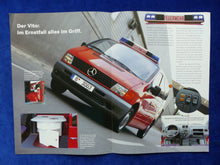 Lade das Bild in den Galerie-Viewer, Mercedes-Benz Vito 108 D Feuerwehr Einsatzleitwagen - Prospekt Brochure 09.1996

