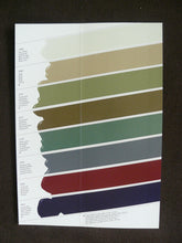 Lade das Bild in den Galerie-Viewer, Skoda Farbkarte - Favorit Forman Rapid 1203 - Prospekt Brochure 1989
