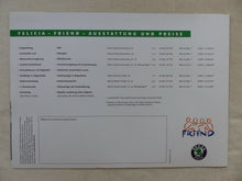 Lade das Bild in den Galerie-Viewer, Skoda Felicia Friend Sondermodell - Prospekt Brochure 03.1999
