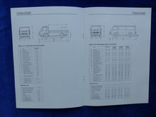 Lade das Bild in den Galerie-Viewer, Mercedes-Benz Transporter MB 100 D - Technische Daten - Prospekt Brochure 02.1992
