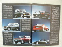 Lade das Bild in den Galerie-Viewer, Toyota Programm 1991 Starlett Corolla Carina Supra - Prospekt Brochure 09.1990
