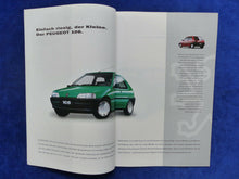 Lade das Bild in den Galerie-Viewer, Peugeot Programm 1996 - 106 205 306 405 605 806 - Prospekt Brochure 08.1995
