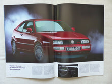 Lade das Bild in den Galerie-Viewer, VW Programm 1990 - Golf Passat Corrado Caravelle - Prospekt Brochure 08.1989
