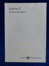 Lade das Bild in den Galerie-Viewer, Lancia Z MJ 1997 - Prospekt Brochure + Technische Daten 11.1996

