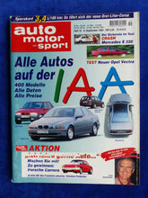 Lade das Bild in den Galerie-Viewer, Opel Vectra 1.8 16V - Test - Auto Motor Sport Heft 19/1995
